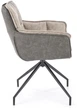 Krzesło do kuchni i salonu Halmar K523 obrotowe Popielate (5905248126503) - obraz 15