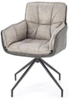 Krzesło do kuchni i salonu Halmar K523 obrotowe Popielate (5905248126503) - obraz 19
