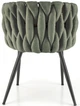 Стілець для кухні та вітальні Halmar K516 Оливковий (5905248131927) - зображення 6