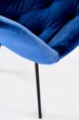Стілець для кухні та вітальні Halmar K519 обертальний Синій (5905248131958) - зображення 6