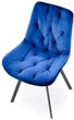Стілець для кухні та вітальні Halmar K519 обертальний Синій (5905248131958) - зображення 15