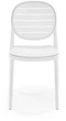 Стілець для кухні Halmar K529 пластиковий Білий (5905248132108) - зображення 7