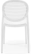 Стілець для кухні Halmar K529 пластиковий Білий (5905248132108) - зображення 9