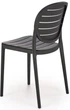 Стілець для кухні Halmar K529 пластиковий Чорний (5905248132122) - зображення 7