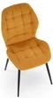 Стілець для кухні та вітальні Halmar K548 Гірчичний (5905248132665) - зображення 9