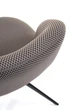 Стілець для кухні та вітальні Halmar K546 обертальний Попелястий (5905248132610) - зображення 12