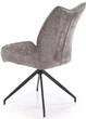 Krzesło do kuchni i salonu Halmar K553 obrotowe Popielate (5905248132801) - obraz 4