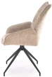 Стілець для кухні та вітальні Halmar K553 обертальний Бежевий (5905248132795) - зображення 6