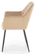 Krzesło do kuchni i salonu Halmar K558 Beżowe (5905248132863) - obraz 6