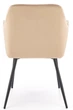 Krzesło do kuchni i salonu Halmar K558 Beżowe (5905248132863) - obraz 8