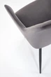 Стілець для кухні та вітальні Halmar K558 Попелястий (5905248132894) - зображення 9
