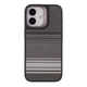 Чехол Kajsa Resort Collection Gradient Stripe with MagSafe для iPhone 17, Black - изображение 1