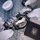 Годинник наручний Awarder 021-3D Де би не був Black-White Steel - изображение 5
