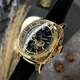 Годинник наручний Awarder 021 Де би не була Gold-Black-Black - изображение 2