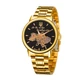 Годинник наручний Awarder 022 Gold-Black Mechanic Metall Не Забуду Дім - изображение 1