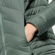 Пуховик жіночий стьобаний Jack Wolfskin Tundra Down зелений L 1206652-4311-004 (L) - изображение 3
