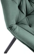 Стул для кухни и гостиной Halmar K519 вращающийся Тёмно-зелёный (5905248126381) - изображение 10