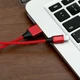 Кабель Baseus Yiven USB-A to Lightning 1.8m Red (CALYW-A09) - изображение 9