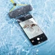 Водонепроникний чохол Baseus Let's Go Slip Cover Waterproof Bag 7.2" Black (ACFSD-DG1) - зображення 9