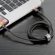 Кабель Baseus Kevlar Cable USB for Lightning 2A 0.5M Red+Black (CALKLF-A19) - зображення 4