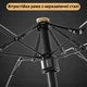 Карманный мини зонт в футляре оранжевый - изображение 4
