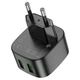 Мережевий зарядний пристрій Hoco CS34A Rayo 2USB Supports for QC3.0 / FCP / AFC and other fast charging protocols - зображення 4