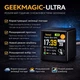 Wi-Fi годинник з метеостанцією GeekMagic Ultra (Версія -Ultra) з кольоровим дисплеєм, підтримка GIF/JPG, фотоальбом, прогноз погоди, Чорний - изображение 2