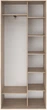 Шкаф-купе Феникс 130x45x240 см 2 дзеркала Венге магия (FM170543) - изображение 1
