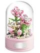 Музыкальный конструктор Musical Gardenias серия Musical Flask Розовые гардении под куполом - изображение 1