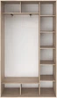 Шкаф-купе Феникс 140x45x240 см 2 дзеркала Венге магия (FM170604) - изображение 1