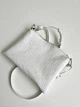 Сумка через плечо натуральная стеганная кожа ARTiS Bags 1821 4813-5113 Белая - изображение 5