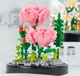 Детский Конструктор Pink Roses Серия Flower Flask Цветок в колбе Розовые розы 397 деталей - изображение 7