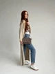 Сумка з клапаном стьобана шкіра ARTiS Bags 1750 4822-4222 Темно-бежева - зображення 5