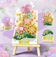 Конструктор Flower Easel Lilac Серия Art Bouquet Цветочное панно с мольбертом 1181 деталь - изображение 9