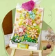 Конструктор Flower Easel Lilac Серия Art Bouquet Цветочное панно с мольбертом 1181 деталь - изображение 11