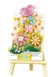 Конструктор Flower Easel Lilac Серия Art Bouquet Цветочное панно с мольбертом 1181 деталь - изображение 1
