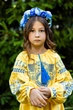 Вишита сукня для дівчинки Trend Вільна 122 Жовтий (SOLSUDVILPT) - изображение 2