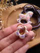 Набір з сережок та підвіски Bead Коник світло-коричневий (BDNKONSVKO) - зображення 2