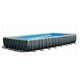 Каркасный прямоугольный бассейн Intex 975х488х132 см 26374 с фильтр-насосом на 54368 л Серый - изображение 1