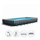 Каркасный прямоугольный бассейн Intex 975х488х132 см 26374 с фильтр-насосом на 54368 л Серый - изображение 3