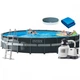 Каркасный круглый бассейн Intex 26340 с полным комплектом 732х132 см на 47241 л серый - изображение 3
