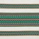 Етнічна вишита льняна скатертина Handmade в Українському стилі Зелена 110х145см. - зображення 5