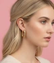 Сережки-овали в стилі мінімалізм "Modern Oval" Honey Fashion Accessories золотистий (120146) - зображення 1