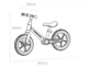 Дитячий біговел Bebehoo Foldable Kids Scooter Standard PH-9 Red - зображення 4