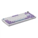Механічна клавіатура Ajazz AK820 White Purple, компактна TKL (80%), підсвітка, провідна, USB‑C, антигостинг - зображення 10