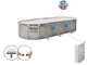 Каркасный бассейн Bestway 56716 Размер 549х274х122 см Steel Pro Max фильтр-насос,лестница,тент - изображение 7
