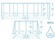 Каркасный бассейн Bestway 56716 Размер 549х274х122 см Steel Pro Max фильтр-насос,лестница,тент - изображение 8