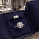 Парные кольца Harry Winston в оригинальной упаковке 1.5 карата (универсальный размер) - изображение 3