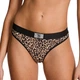 Трусики Victoria's Secret Shine Patch Thong Panty Leo XS Леопардові - зображення 2