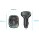 Автомобільний FM-трансміттер Vention PD 54W 3-Port USB (C+A+A) LED/USB Flash/Bluetooth, вольтметр - изображение 5